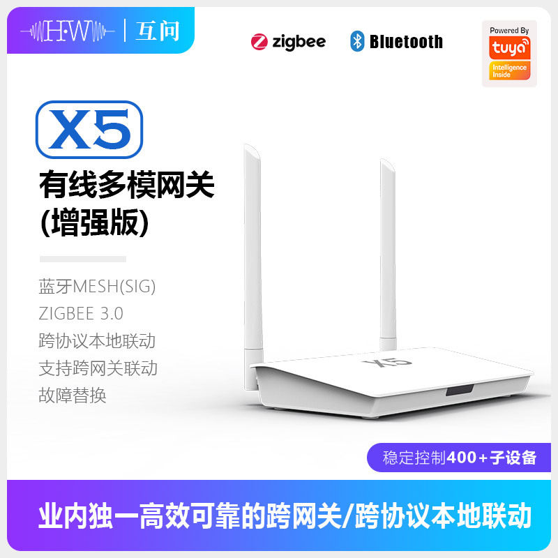Smart Home Button - Gateway Doodle Zigbee Bluetooth Dual-mode X5,