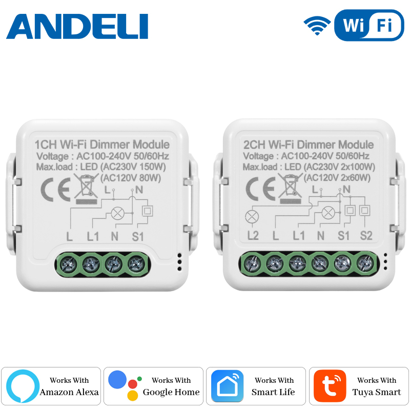 Smart Home Button - Módulo de Interruptor Dimmer Inteligente Wi-Fi