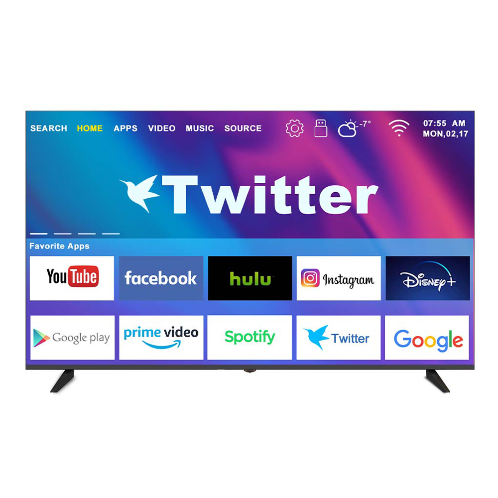 Smart Home Logo - TV QLED 4K Smart Android 11