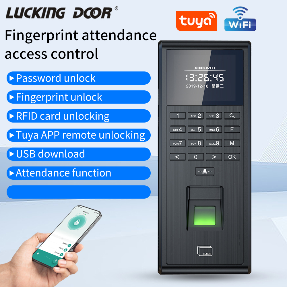 Smart Home Button - Tuya inteligente biométrico reconhecimento de impressão