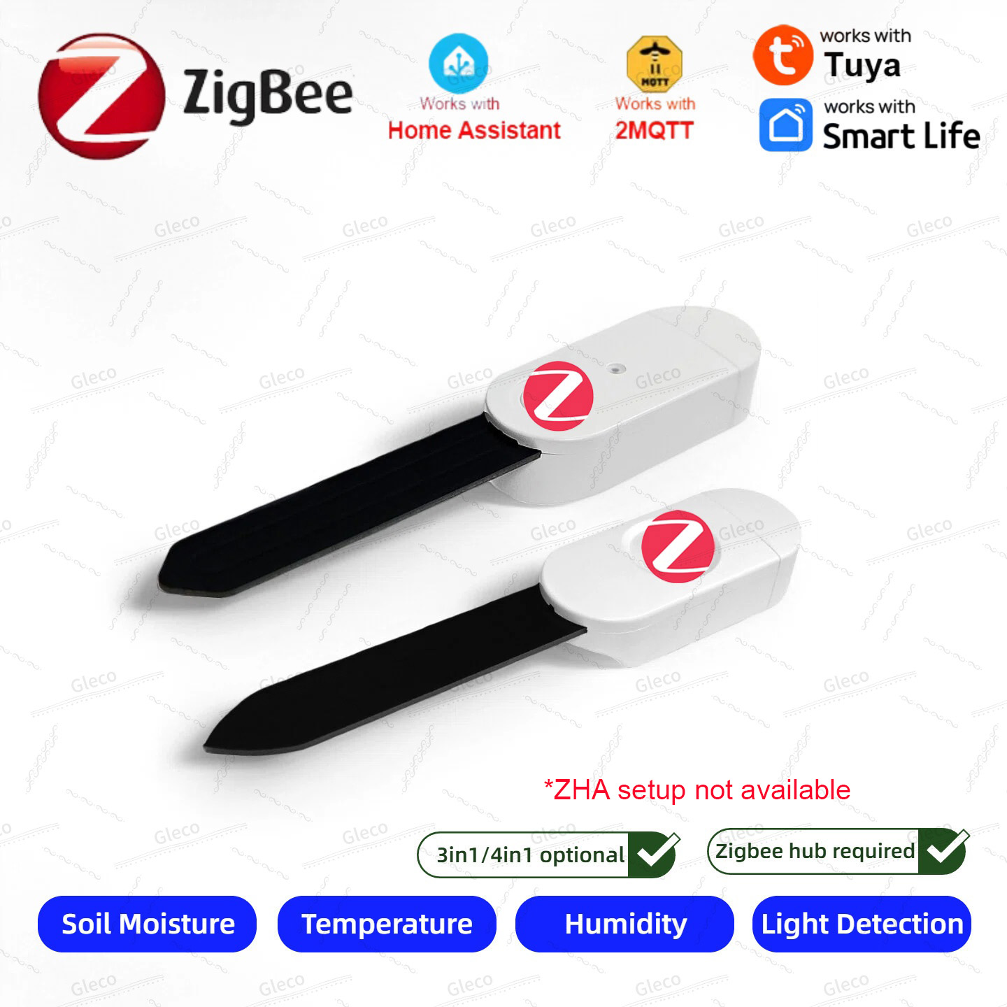 Smart Home Villa - Sensor de Umidade do Solo Zigbee,