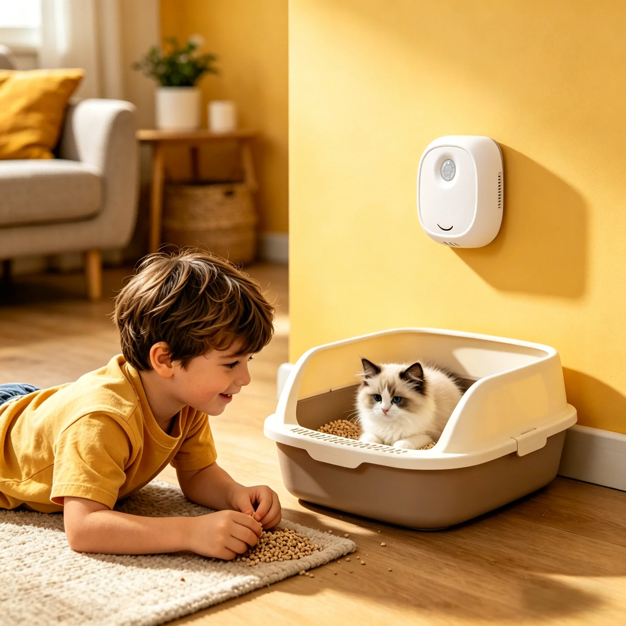 Smart Air Purifier - Purificador de Ar Inteligente com Íons