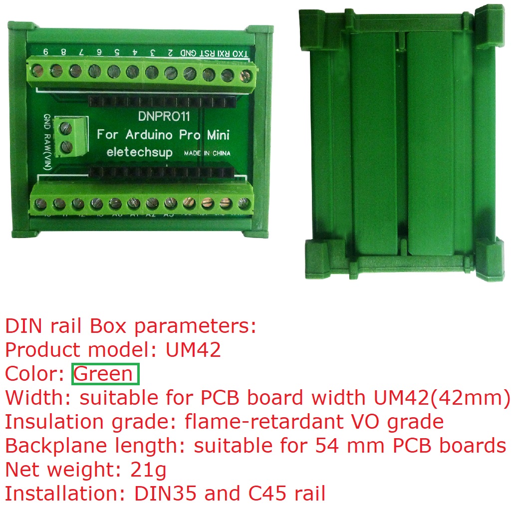 Smart Home With Plc - Módulo Adaptador de Bloco de Terminais