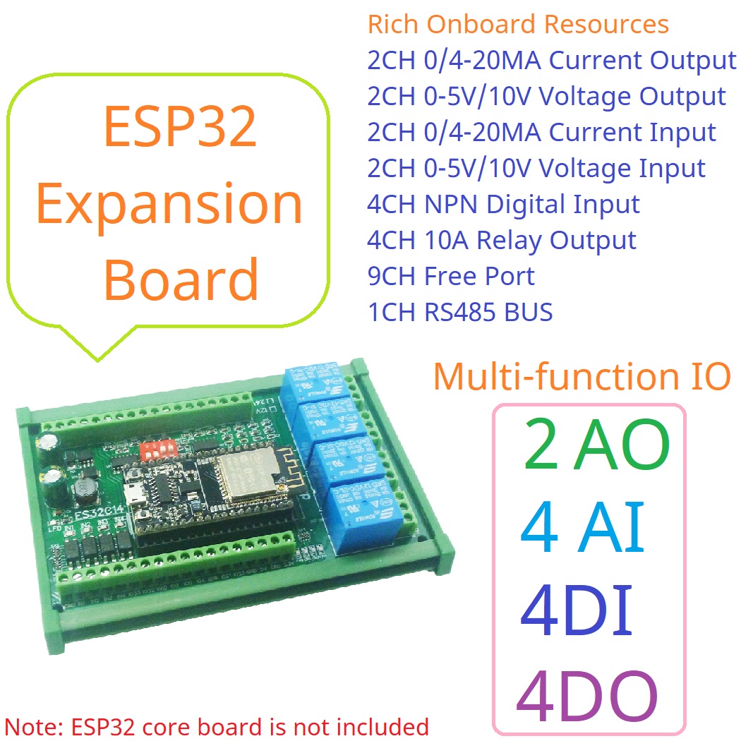Placa de Expansão ESP32 com DA - Smart Home With Plc avaliação e preço