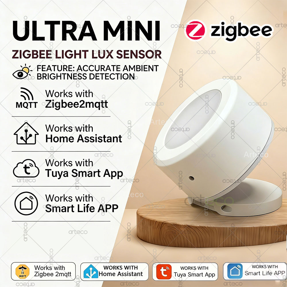 Sensor de Luz Zigbee Ultra Min - Smart Home Villa avaliação e preço