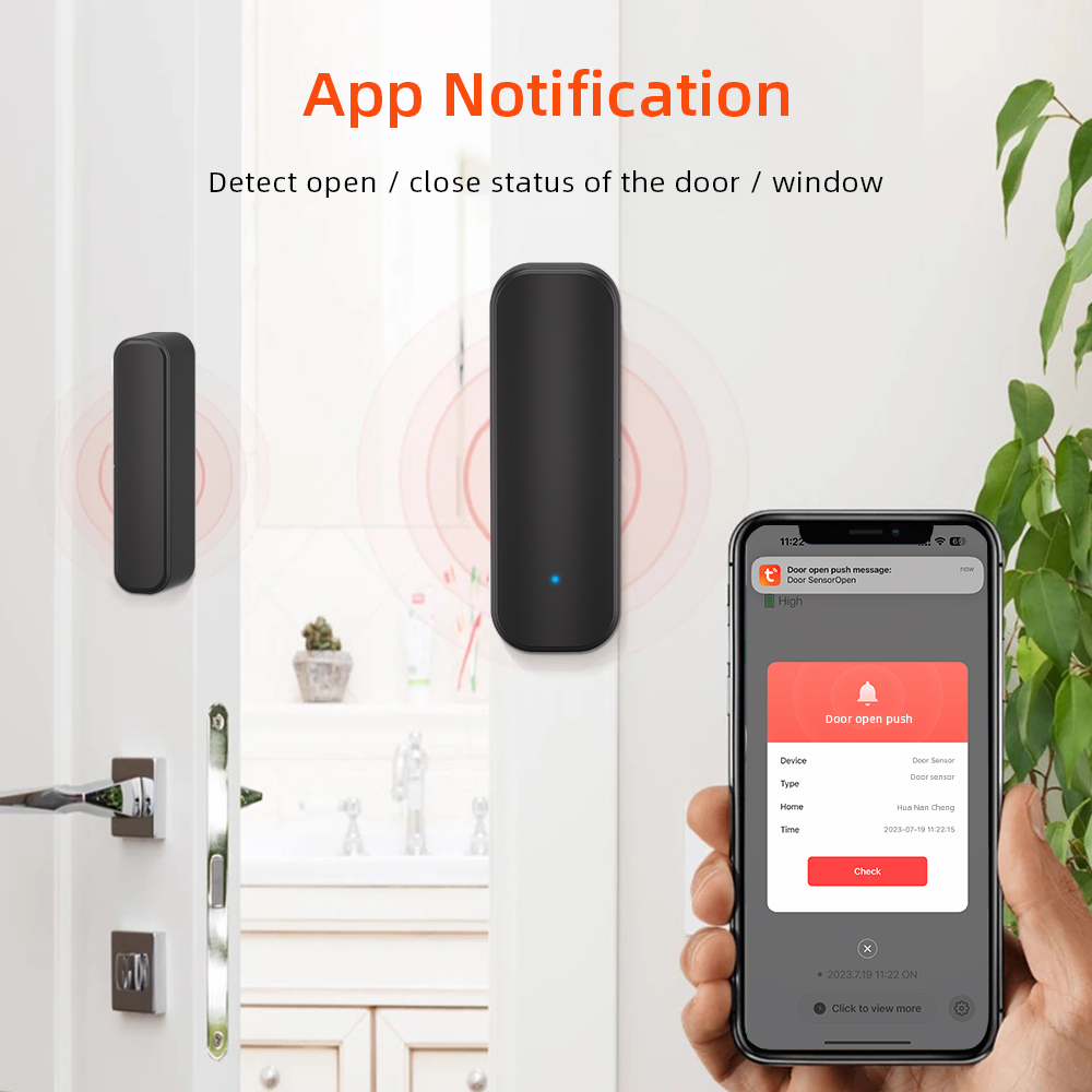 Tuya-Sensor ZigBee de Porta e  - Smart Home Improvement avaliação e preço