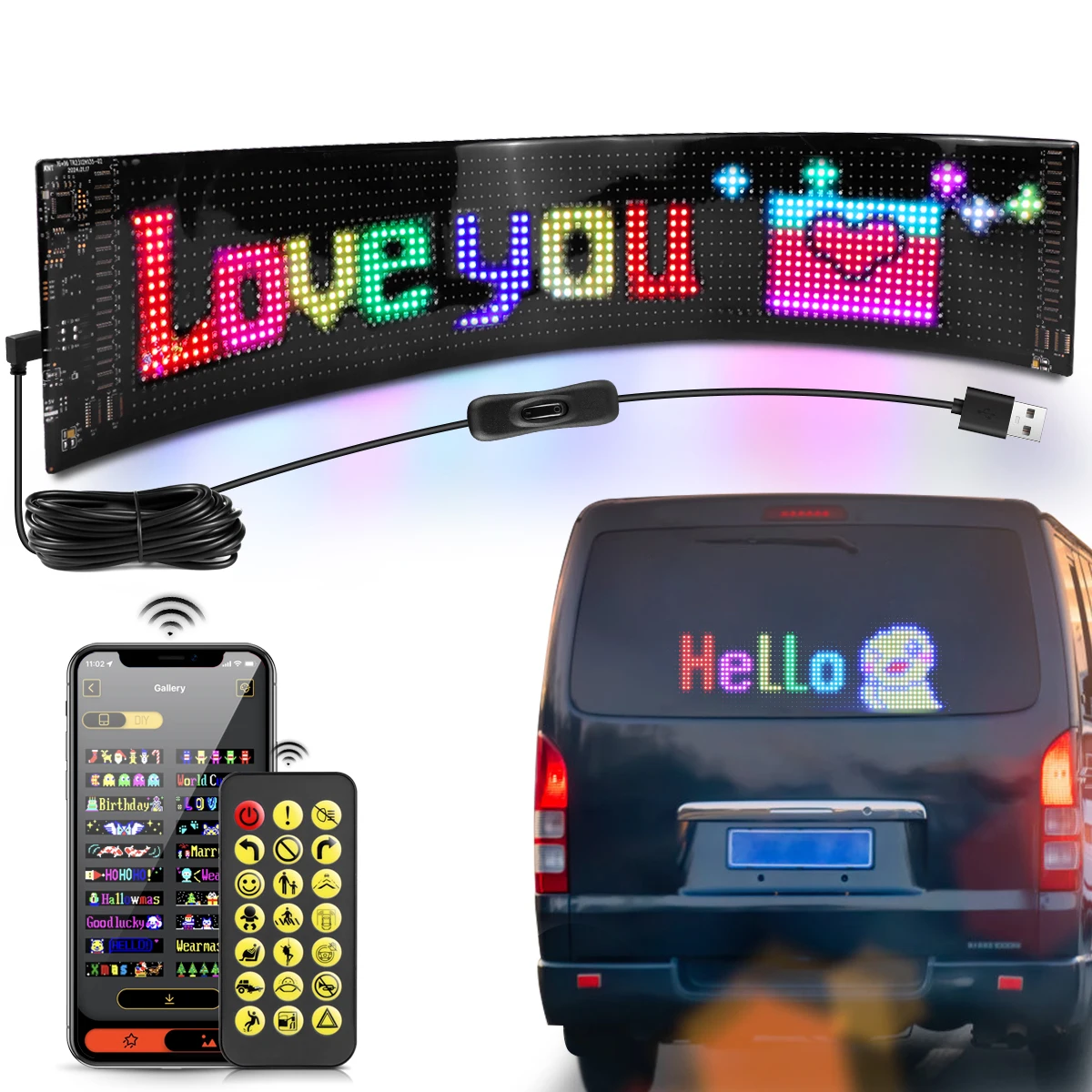 Caminhão carro diabo olho led  - Smart Home Logo avaliação e preço