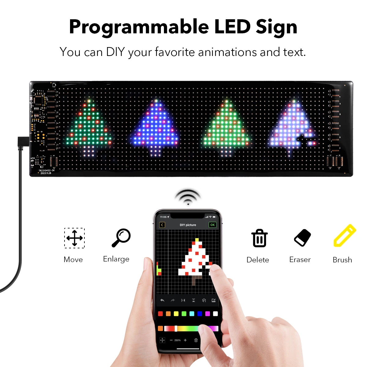 Caminhão carro diabo olho led  - Smart Home Logo avaliação e preço