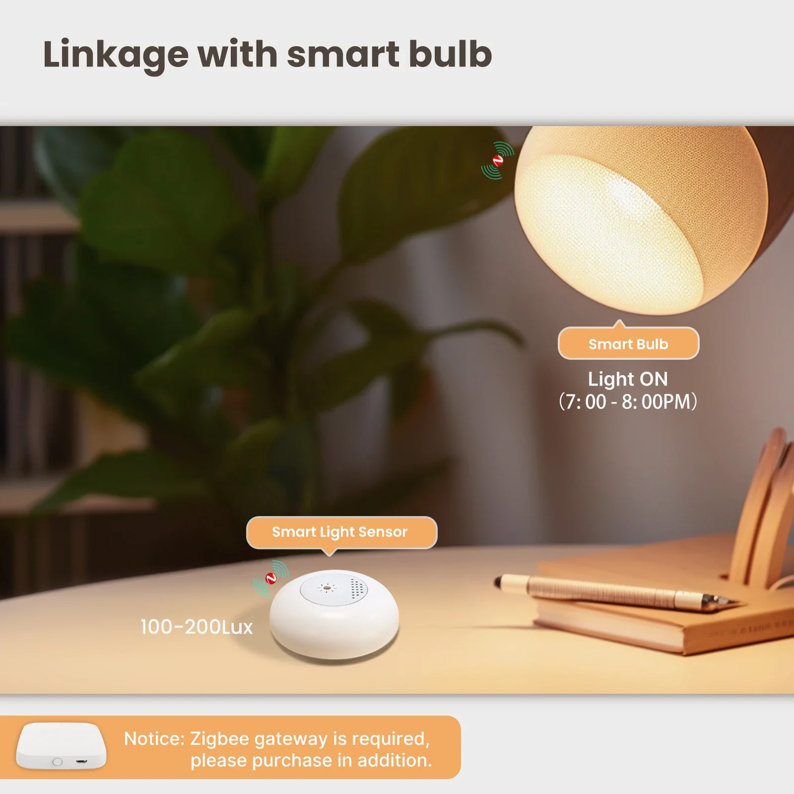 MOES Tuya Zigbee Sensor de luz - Smart Home Villa avaliação e preço