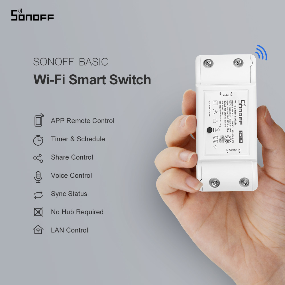Itead SONOFF Basic R2 Básico I - Smart Home Improvement avaliação e preço