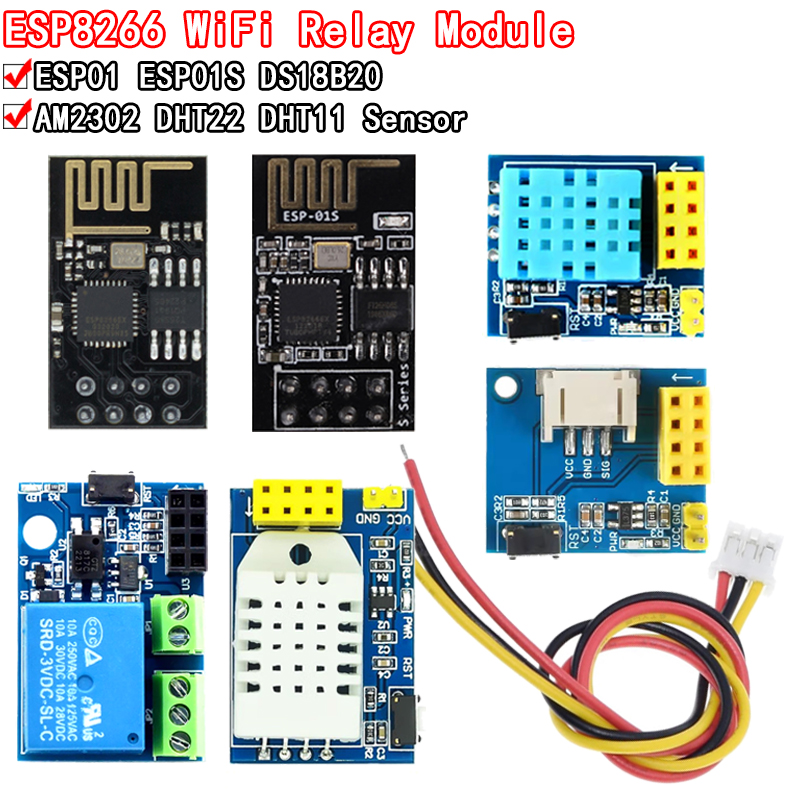 Módulo de Relé WiFi 5V, DS18B2 - Smart Home Esp8266 avaliação e preço