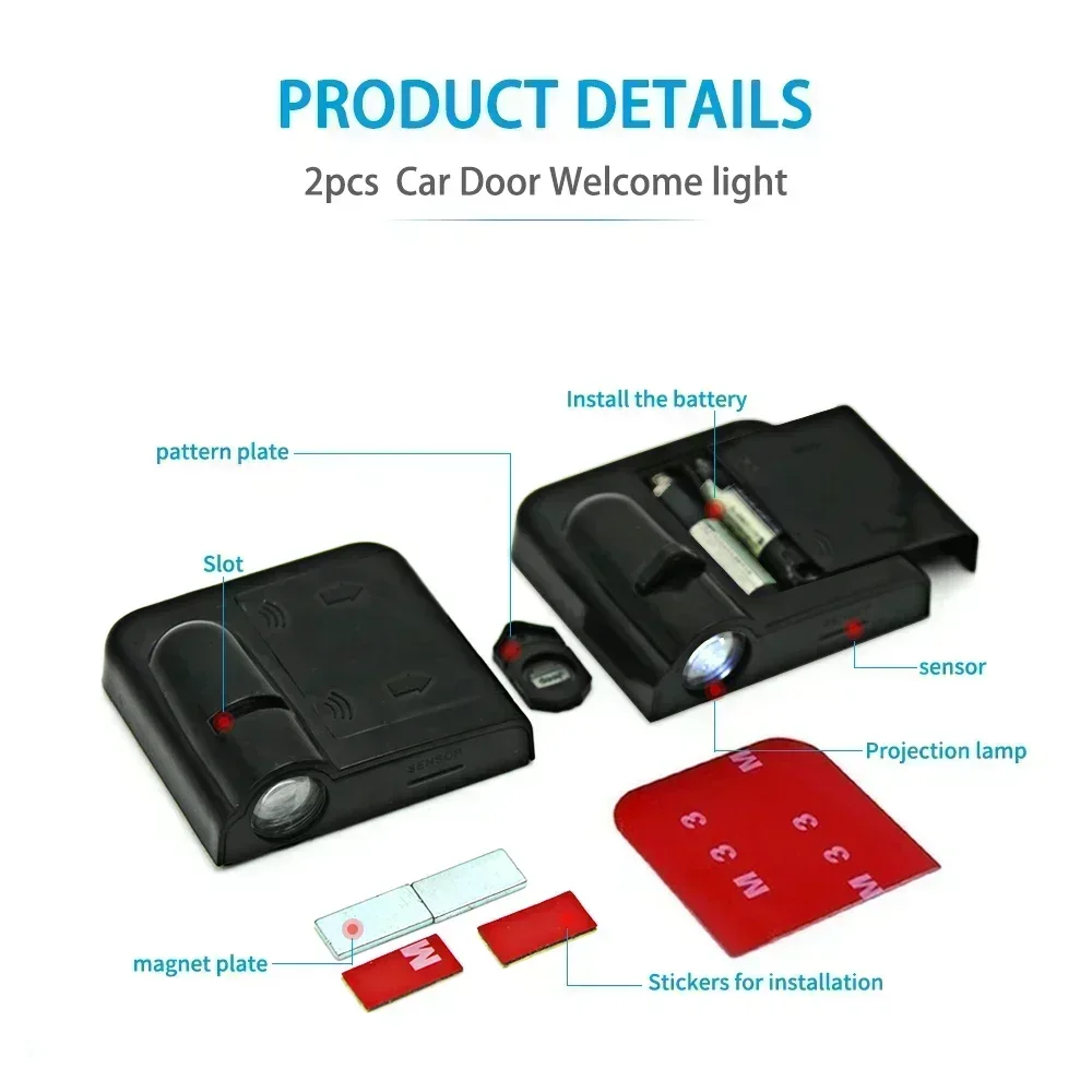 2 pçs porta do carro emblema p - Smart Home Logo avaliação e preço