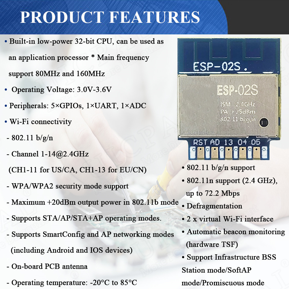 Transceptor de Módulo WiFi Ser - Smart Home Esp8266 avaliação e preço