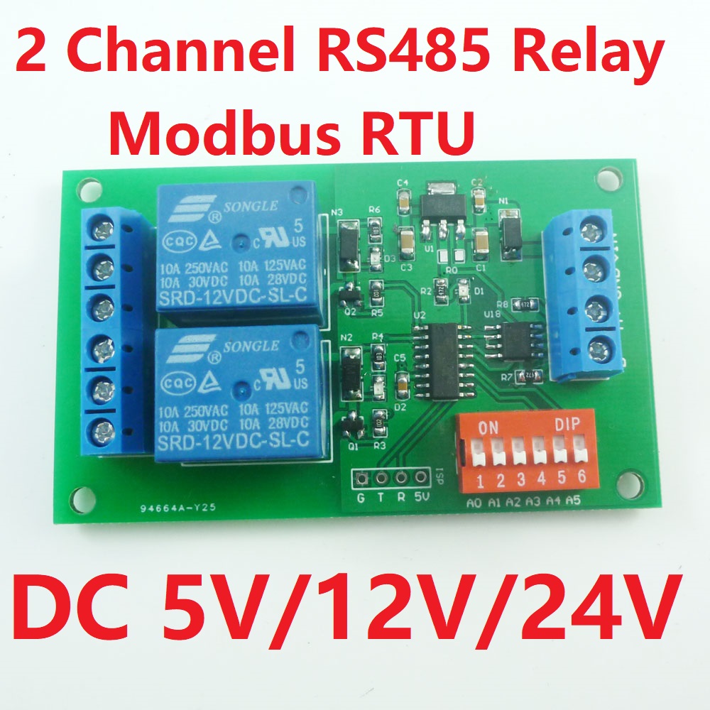 Módulo de Relé Modbus RTU de 2 - Smart Home With Plc avaliação e preço