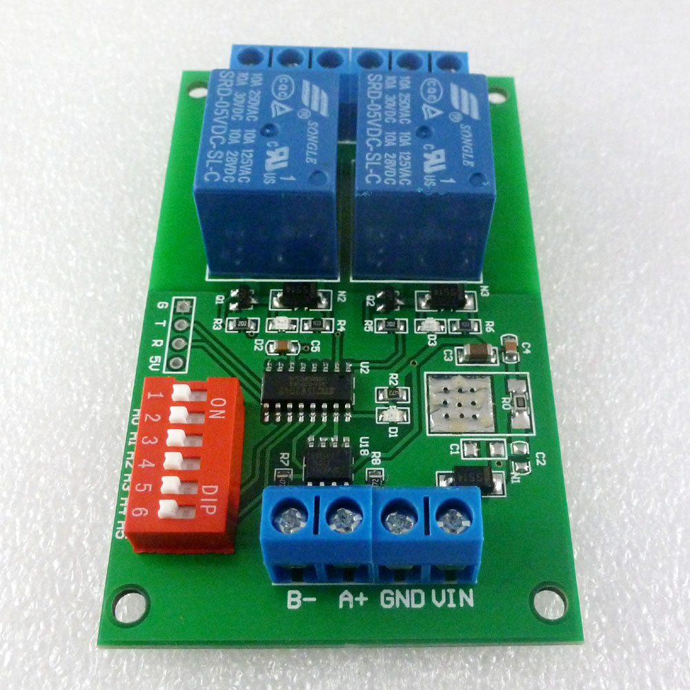 Módulo de Relé Modbus RTU de 2 - Smart Home With Plc avaliação e preço